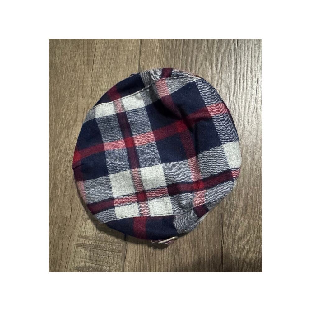 Janie and Jack Plaid Wool Newsboy Cap Size 6‎ to 12 months
